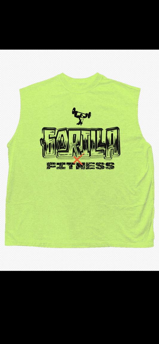 GorillaXFitness Neon Muscle T